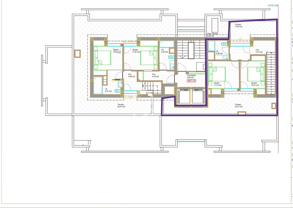 Apartamento T3 para Venda em Viseu Foto 3