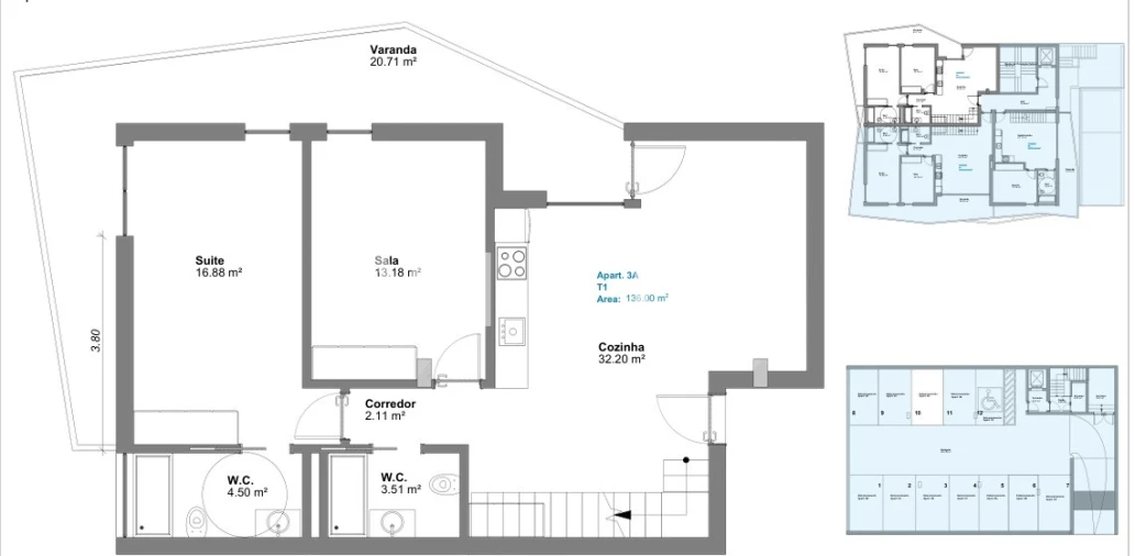 Apartamento T3 para Venda em Oliveira do Bairro Foto 16