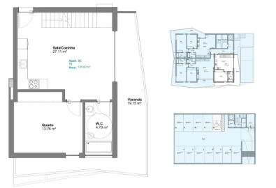 Apartamento T3 para Venda em Oliveira do Bairro