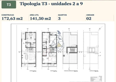 Moradia T3 para Venda em Ferreiras