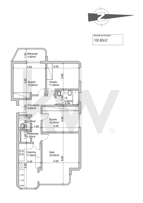 Apartamento T3 para Venda em Encosta do Sol
