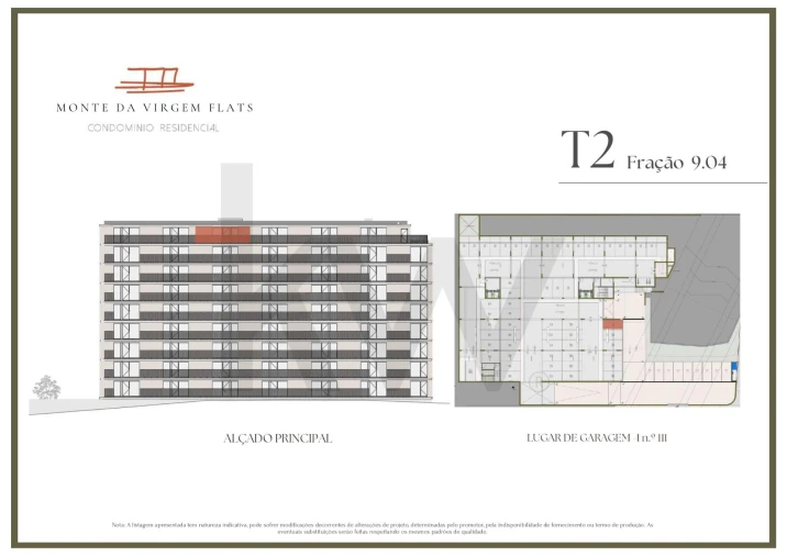 Apartamento T2 para Venda em Vilar de Andorinho Planta 2