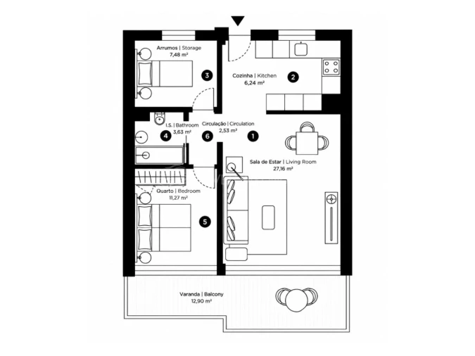 Apartamento T1 para Venda em Sesimbra (Castelo) Foto 9