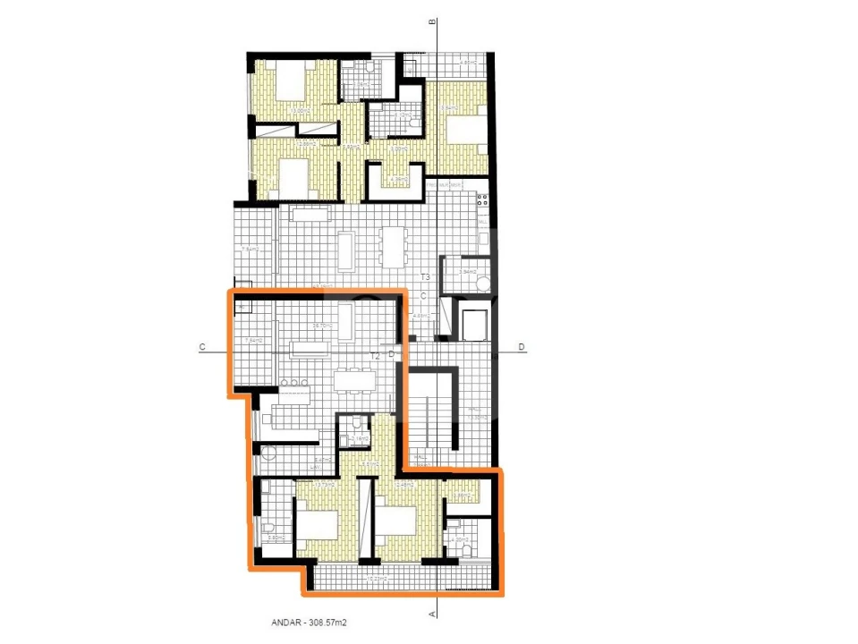 Apartamento T2 para Venda em Nossa Senhora da Conceição, São Pedro e São Dinis Foto 2