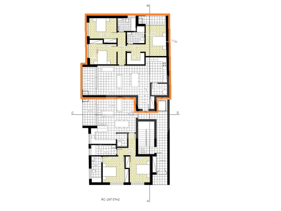 Apartamento T3 para Venda em Nossa Senhora da Conceição, São Pedro e São Dinis Foto 2