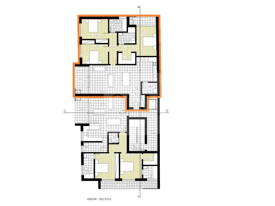 Apartamento T3 para Venda em Nossa Senhora da Conceição, São Pedro e São Dinis Foto 2