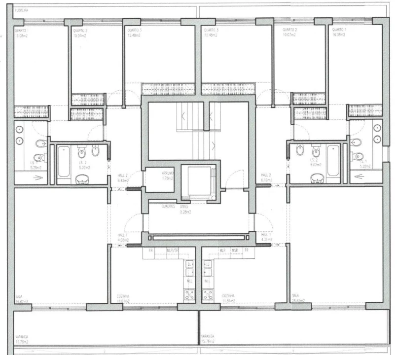 Apartamento T3 para Venda em Montijo e Afonsoeiro Planta 2