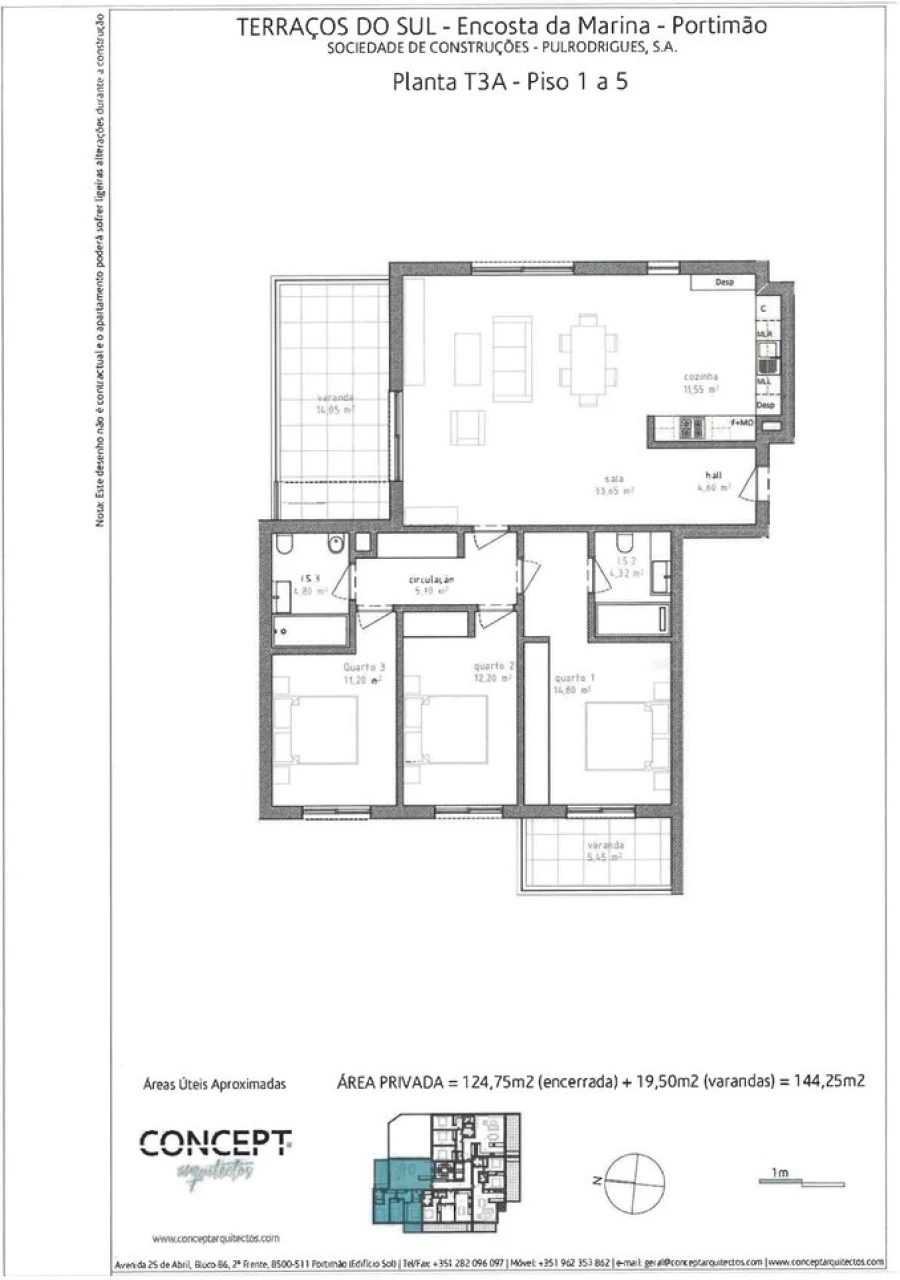 Apartamento T3 para Venda em Portimão Foto 34