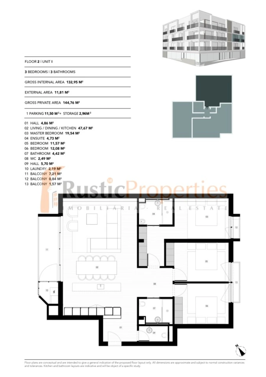 Apartamento T3 para Venda em Almancil Foto 7