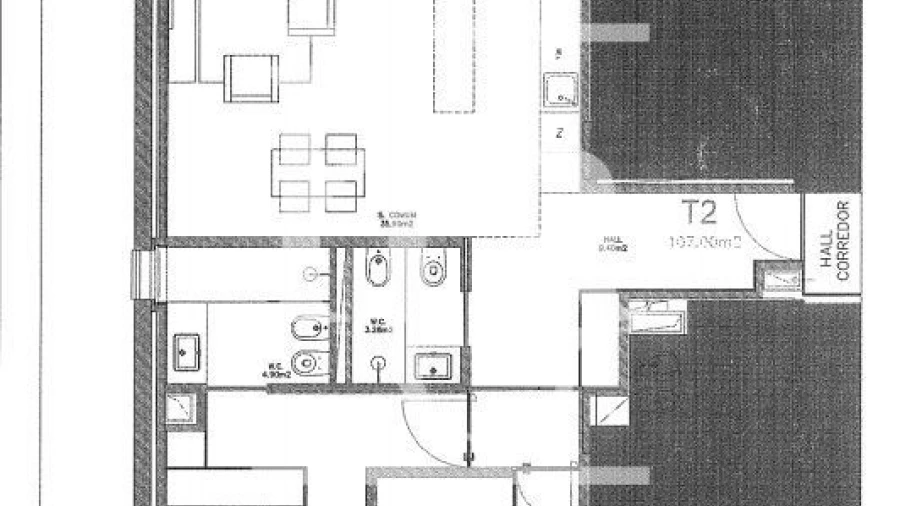 Apartamento T2 para Venda em Cedofeita, Santo Ildefonso, Sé, Miragaia, São Nicolau e Vitória