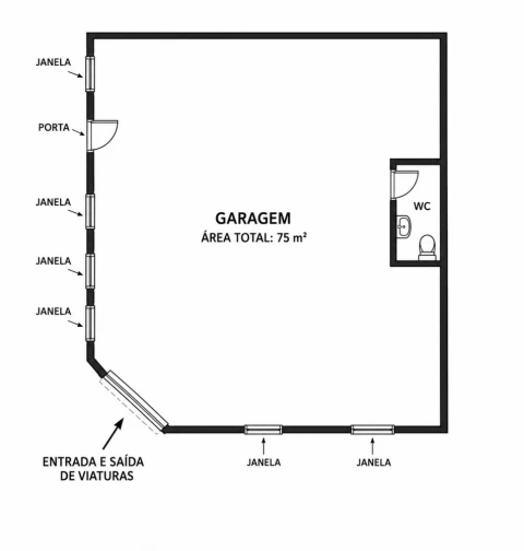 Garagem para Arrendamento em Oliveira do Douro