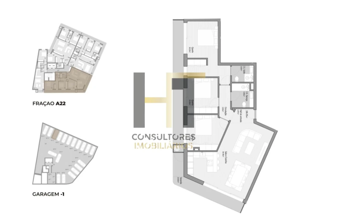 Apartamento T3 para Venda em Bougado (São Martinho e Santiago) Foto 15