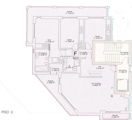 Apartamento T5 para Venda em Viseu Foto 39