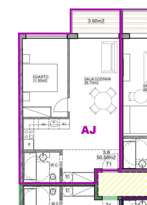 Apartamento T1 para Venda em Cedofeita, Santo Ildefonso, Sé, Miragaia, São Nicolau e Vitória