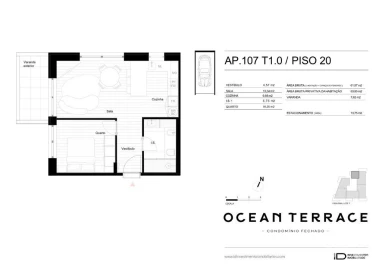 Apartamento T1 para Venda em Matosinhos e Leça da Palmeira