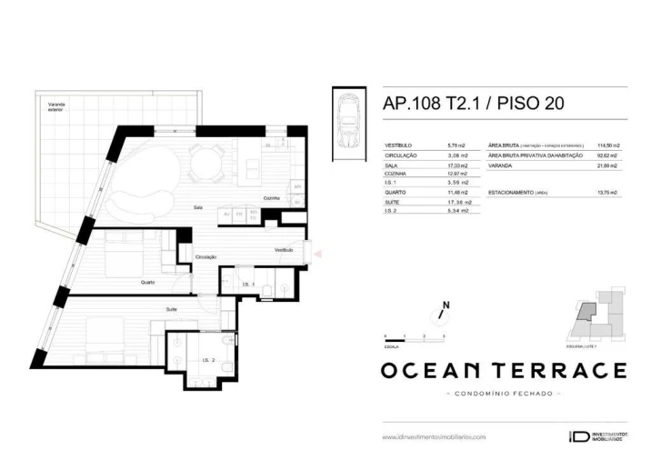 Apartamento T2 para Venda em Matosinhos e Leça da Palmeira Foto 12