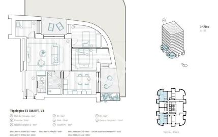 Apartamento T3 para Venda em Paranhos