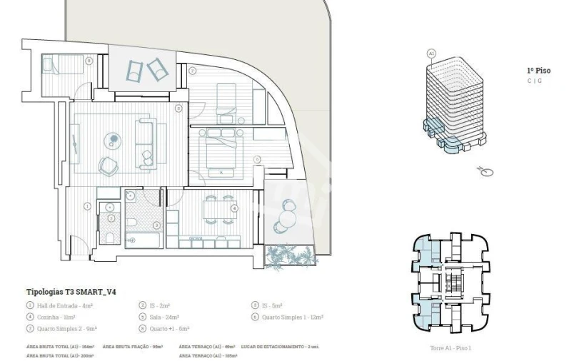 Apartamento T3 para Venda em Paranhos Foto 9