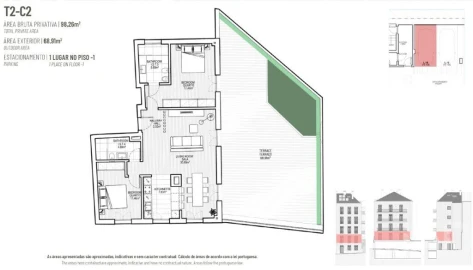 Apartamento T2 para Venda em Campolide