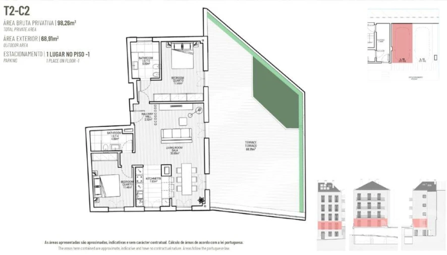 Apartamento T2 para Venda em Campolide Foto 32