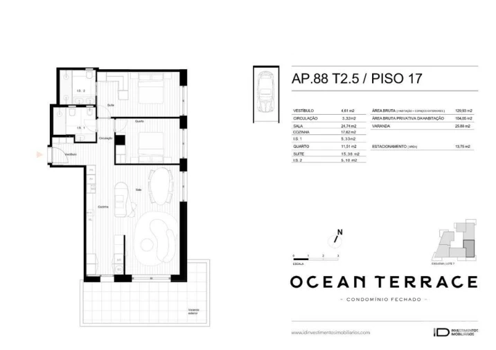Apartamento T2 para Venda em Matosinhos e Leça da Palmeira Foto 12