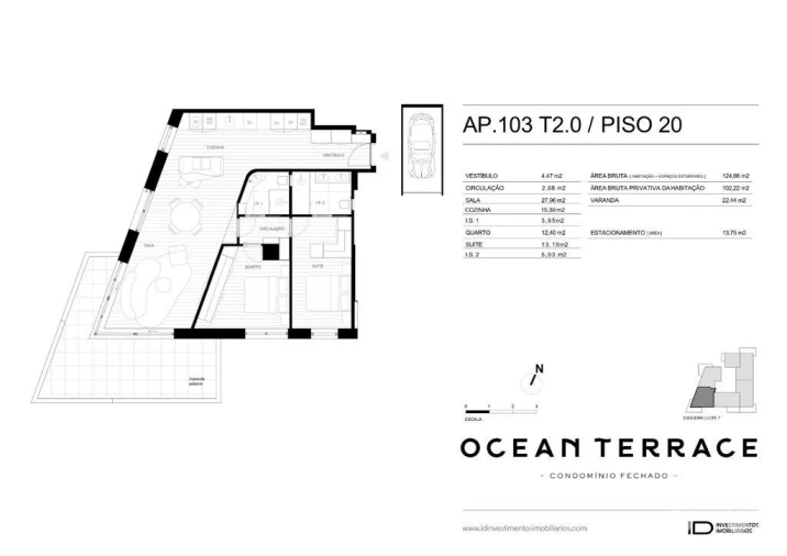 Apartamento T2 para Venda em Matosinhos e Leça da Palmeira Foto 12