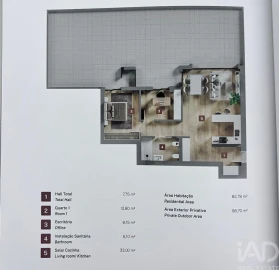 Apartamento T2 para Arrendamento em Santa Maria, São Pedro e Matacães