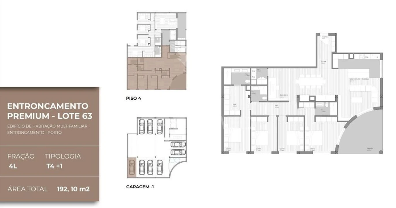 Apartamento T4 para Venda em São João Baptista Foto 9