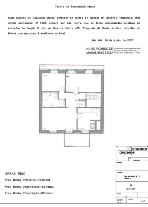Apartamento T2 para Venda em Santo António