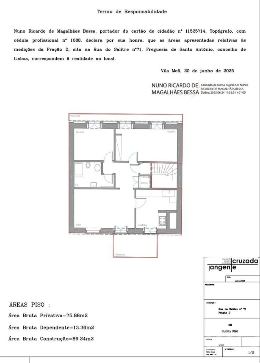 Apartamento T2 para Venda em Santo António Foto 26
