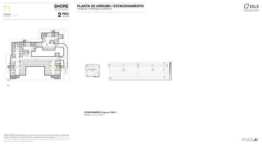 Apartamento T1 para Venda em Quarteira Planta 4
