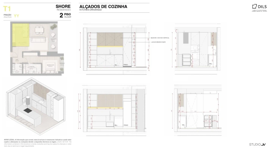 Apartamento T1 para Venda em Quarteira Planta 6