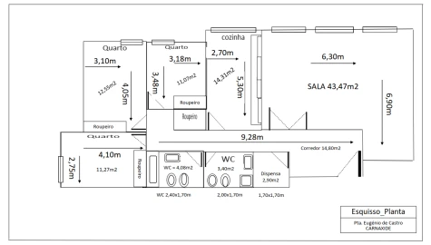 Apartamento T3 para Venda em Carnaxide e Queijas