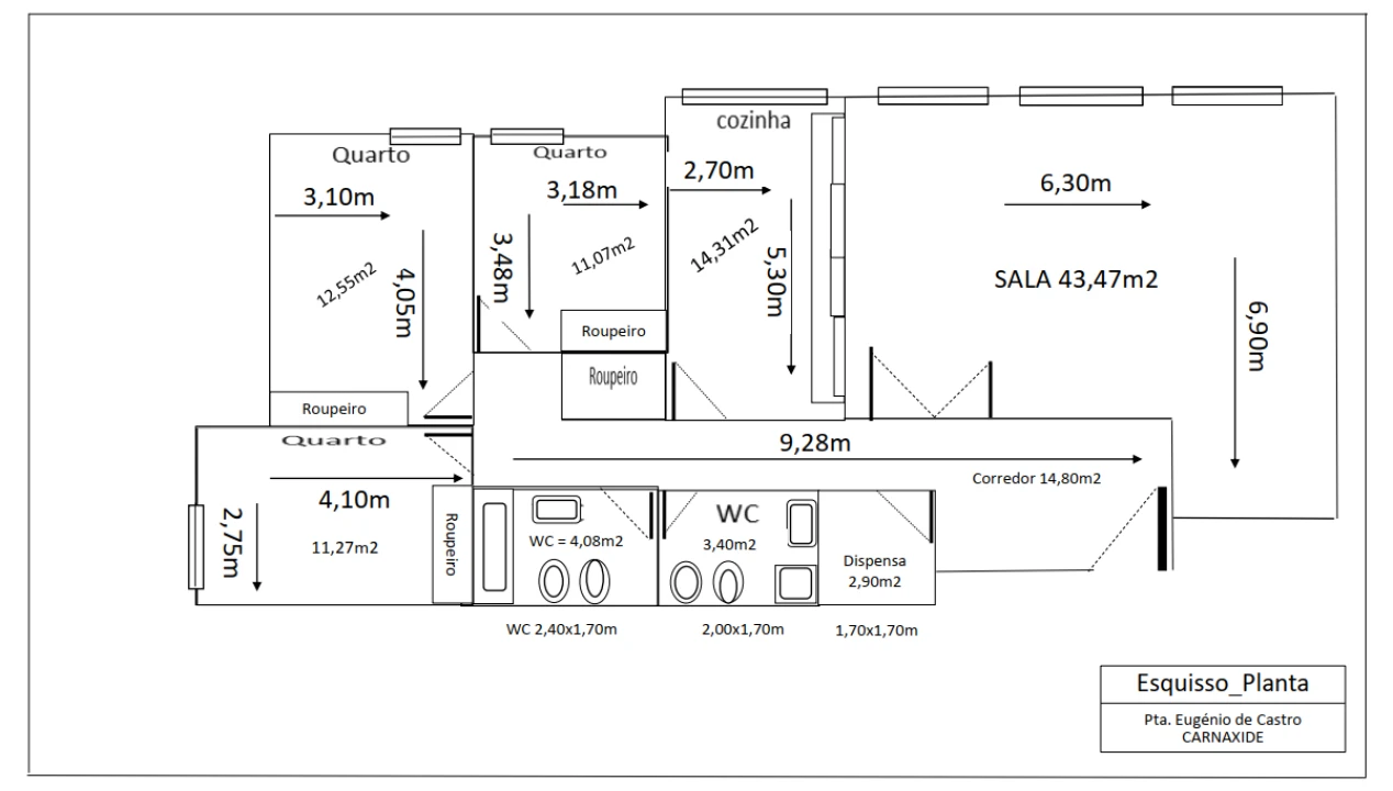 Apartamento T3 para Venda em Carnaxide e Queijas Foto 26