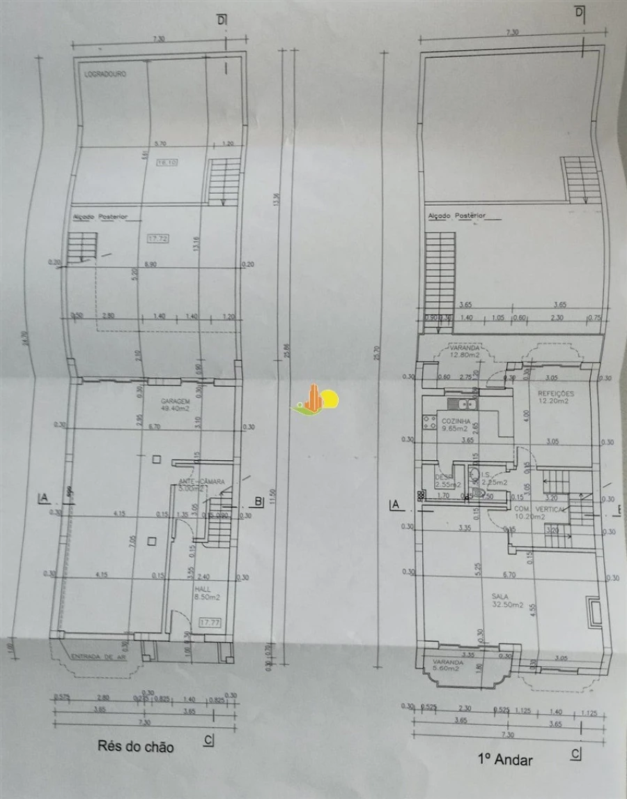 Moradia T4 para Venda em Buarcos Planta 1