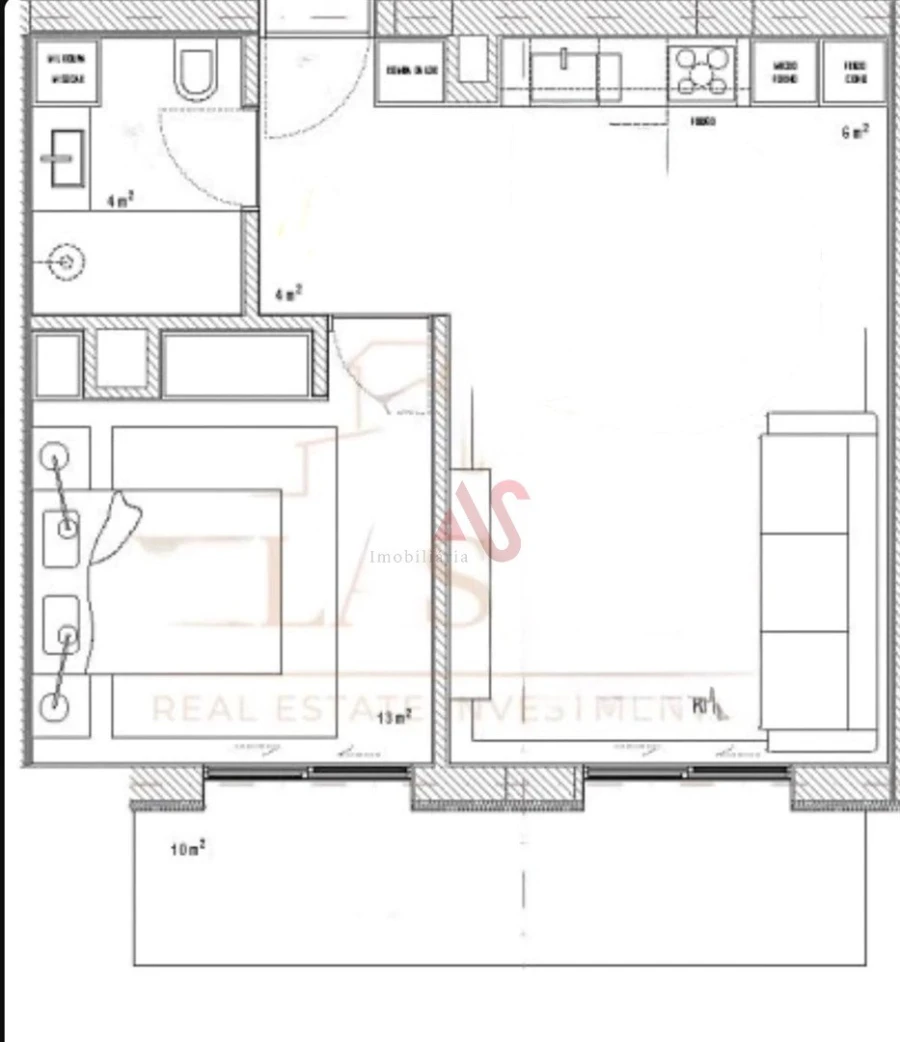 Apartamento T1 para Venda em Meixomil Foto 10