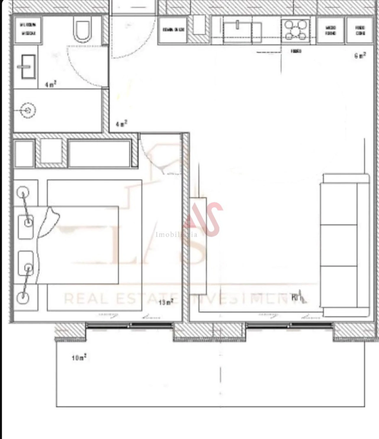 Apartamento T1 para Venda em Meixomil Foto 10
