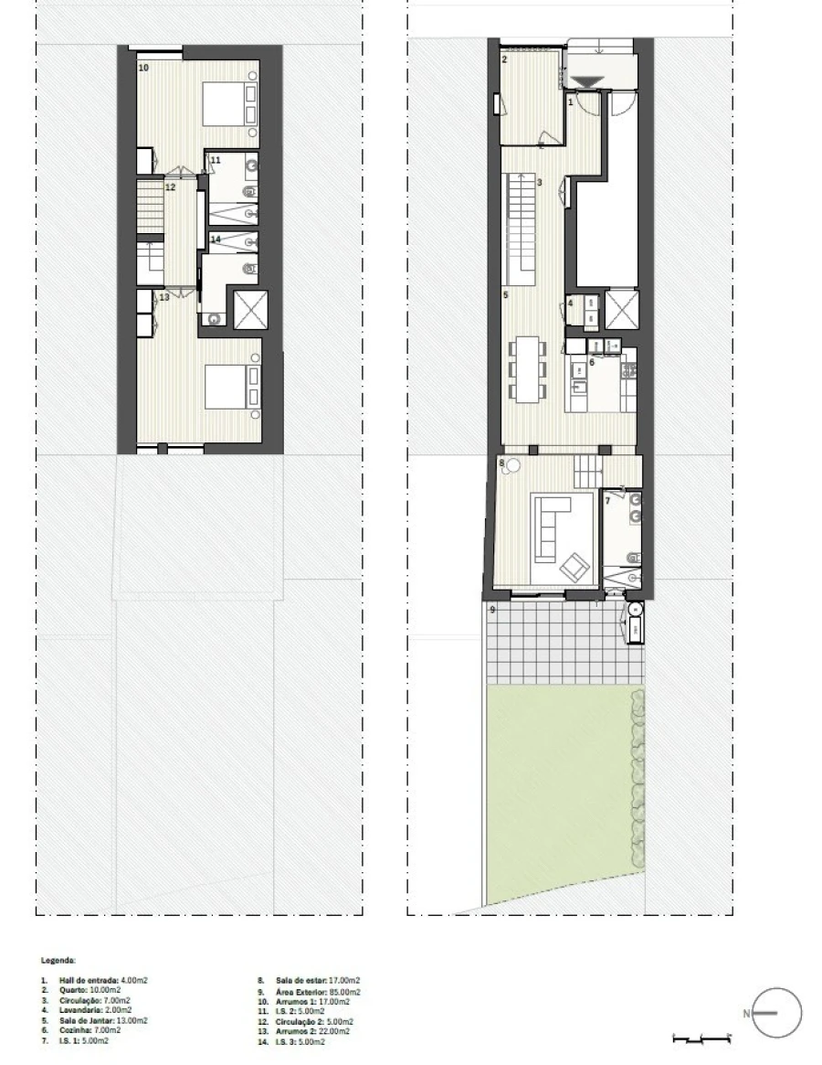 Apartamento T3 para Venda em Bonfim Planta 1
