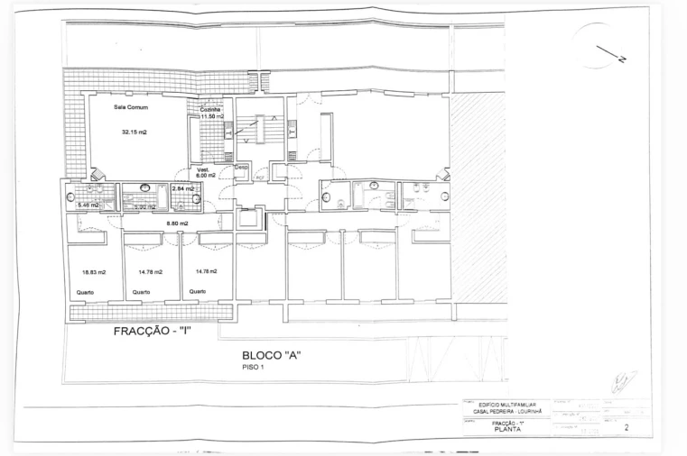 Apartamento T3 para Venda em Lourinhã e Atalaia Planta 1