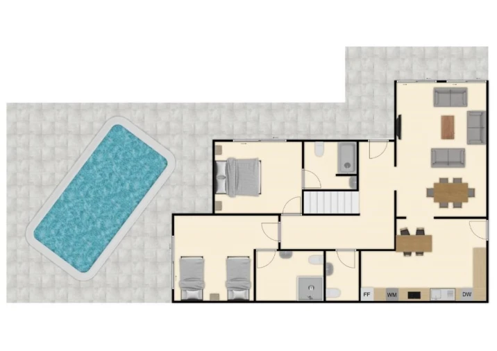 Moradia T4 para Venda em Guia Planta 1