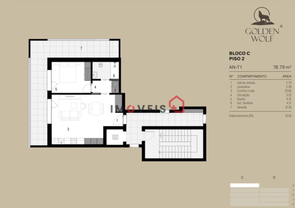 Apartamento T1 para Venda em Leiria, Pousos, Barreira e Cortes Foto 3