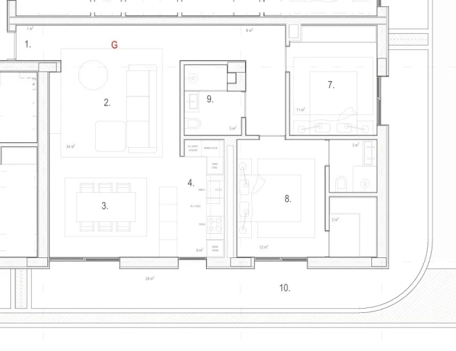 Apartamento T2 para Venda em Meixomil Planta 1