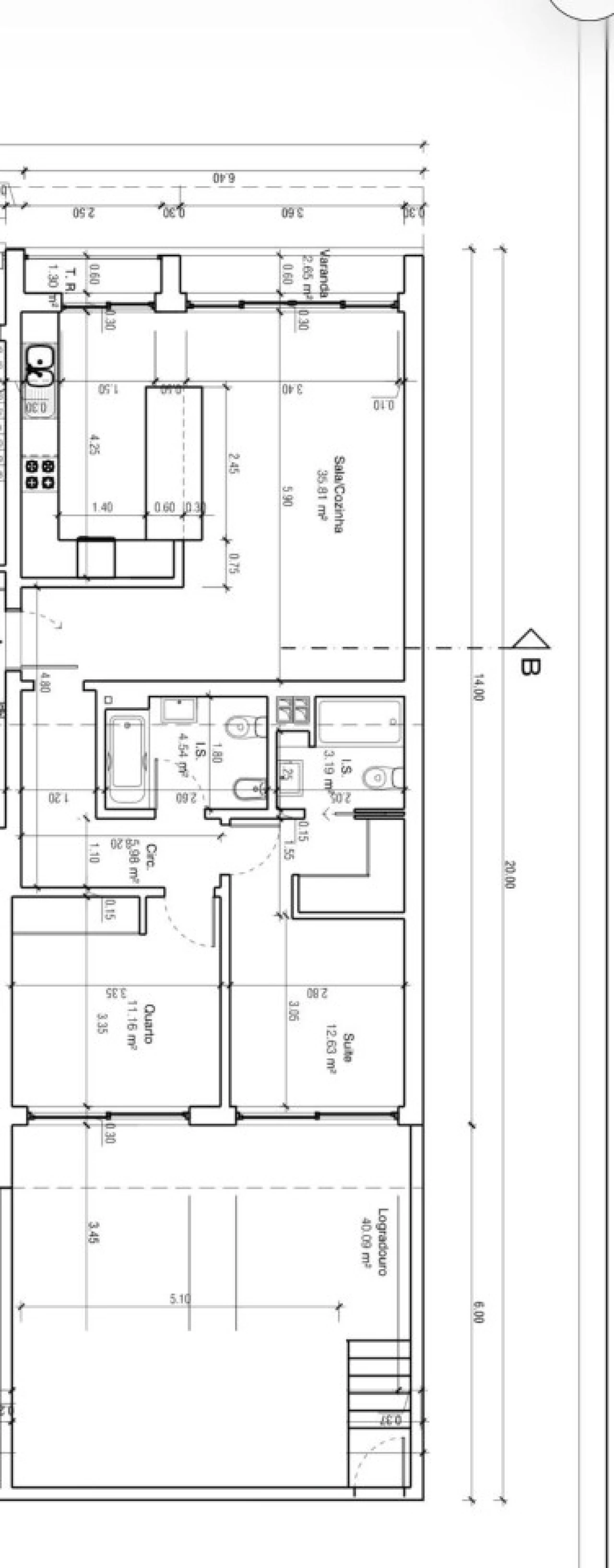 Apartamento T2 para Venda em Vila Real de Santo Antonio Planta 3