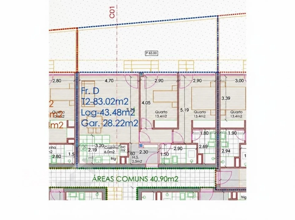 Apartamento T2 para Venda em Varzea Foto 14