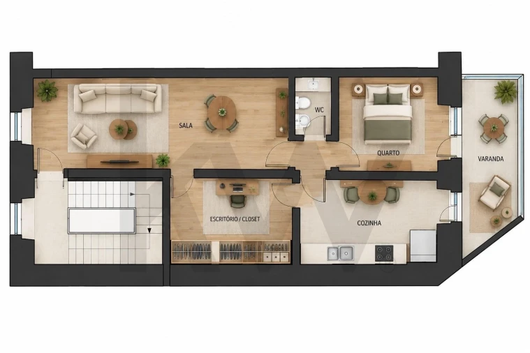Apartamento T2 para Arrendamento em Arroios Foto 29