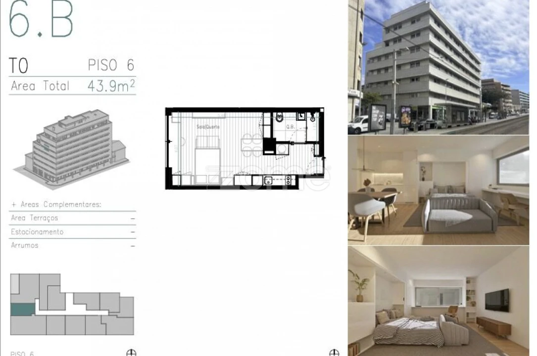 Apartamento T1 para Venda em Matosinhos e Leça da Palmeira Foto 4