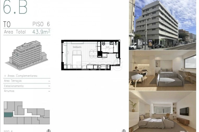 Apartamento T1 para Venda em Matosinhos e Leça da Palmeira Foto 4