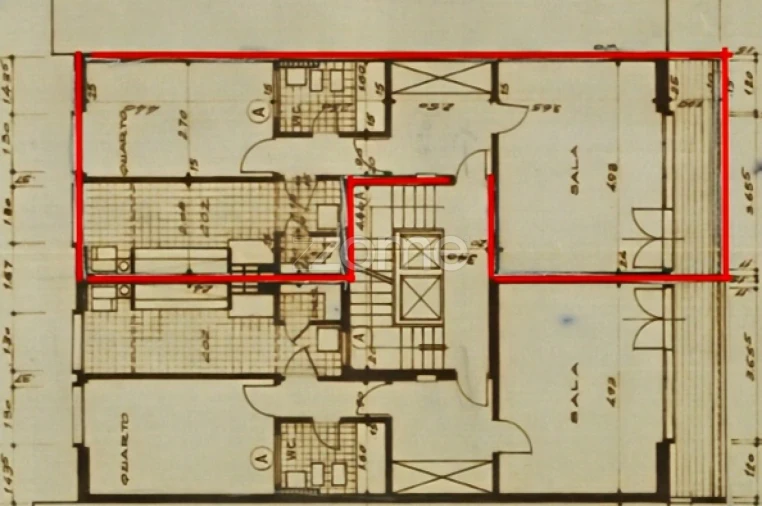 Apartamento T1 para Arrendamento em Avenidas Novas Planta 1