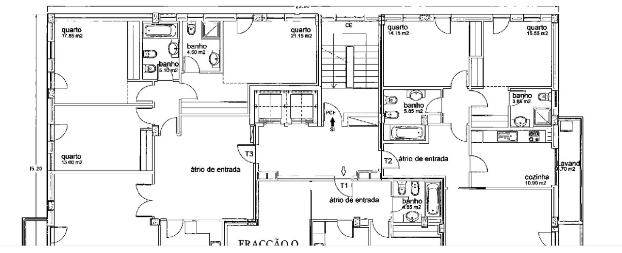 Apartamento T1 para Venda em Bonfim Planta 1