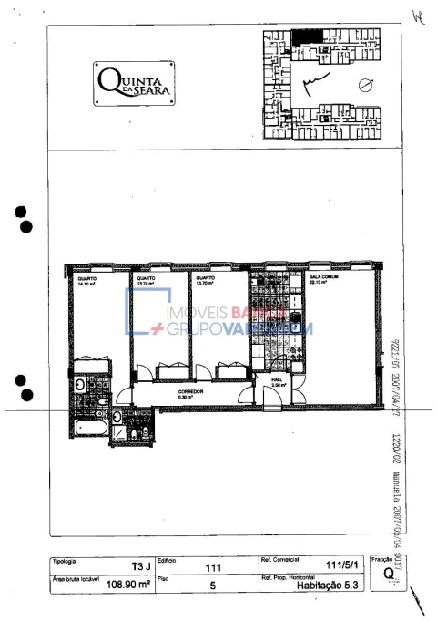 Apartamento T3 para Venda em Oliveira do Douro